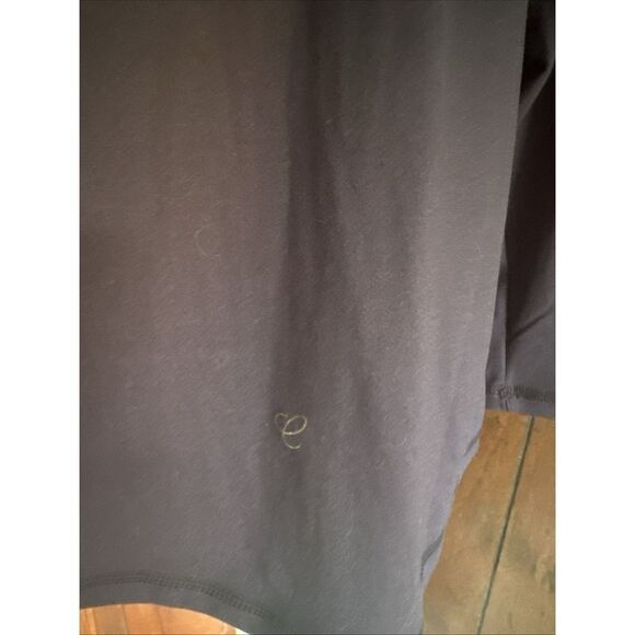 Womens Cali Active Size Navy Long M Sleeves Full Zip Form Fitting Track Jacket - Picture 5 of 6